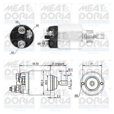 Solenoid Switch, starter